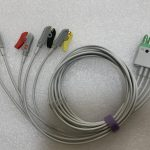 DR5-90C Drager 5 leadwires 6pin for 5 ECG Cable / Grabber—-(new,compatible)