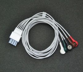 ECG cable lead wire / 5-lead ECG cable telemetry AHA button / telemetry five Leadwires EY6502B