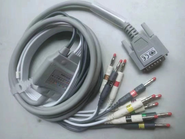 10 lead ecg cable for Care Vision 303i Compact 3-Channel Electrocardiograph (New,compatible )