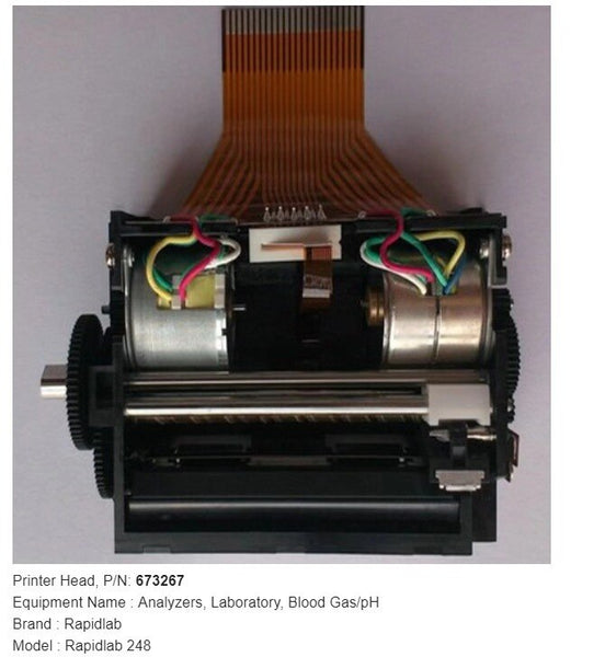 Printer Head, P/N: 673267 Analyzers, Laboratory,Bayer Rapidlab 248 Blood Gas analyzer (new,original)    148