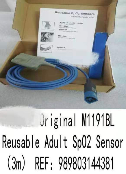 PN:M1191BL  Reusable Adult spo2 sensor (3m) REF:989803144381 new,original