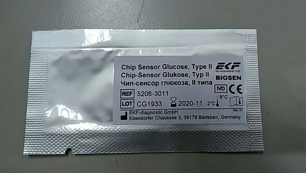 type II glucose sensor chip for glucose and lactate analyzer Biosen C-Line 5214-11-0049 (New,Original)